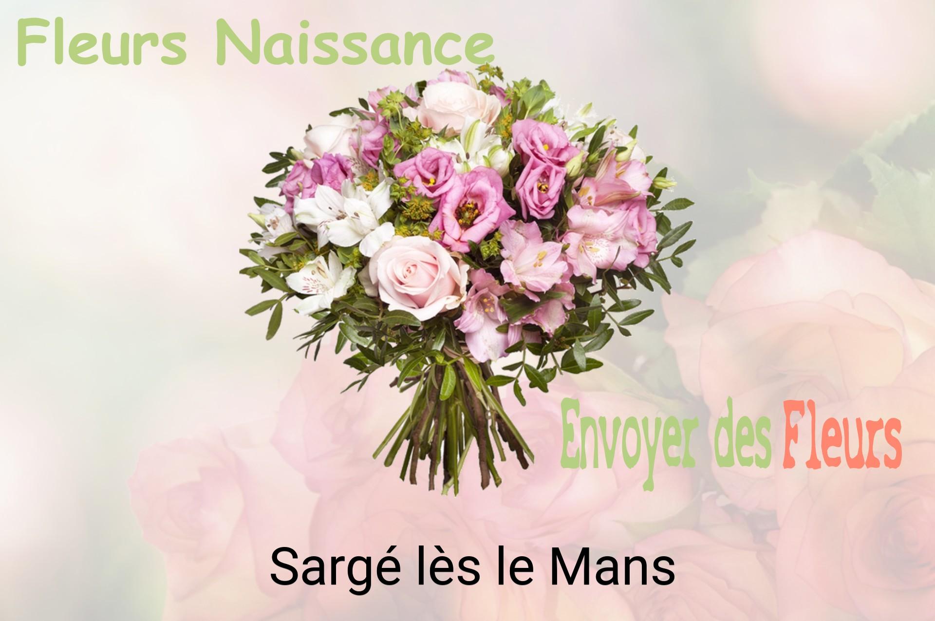 Bouquet de fleurs de naissance livré à Sargé-lès-le-Mans