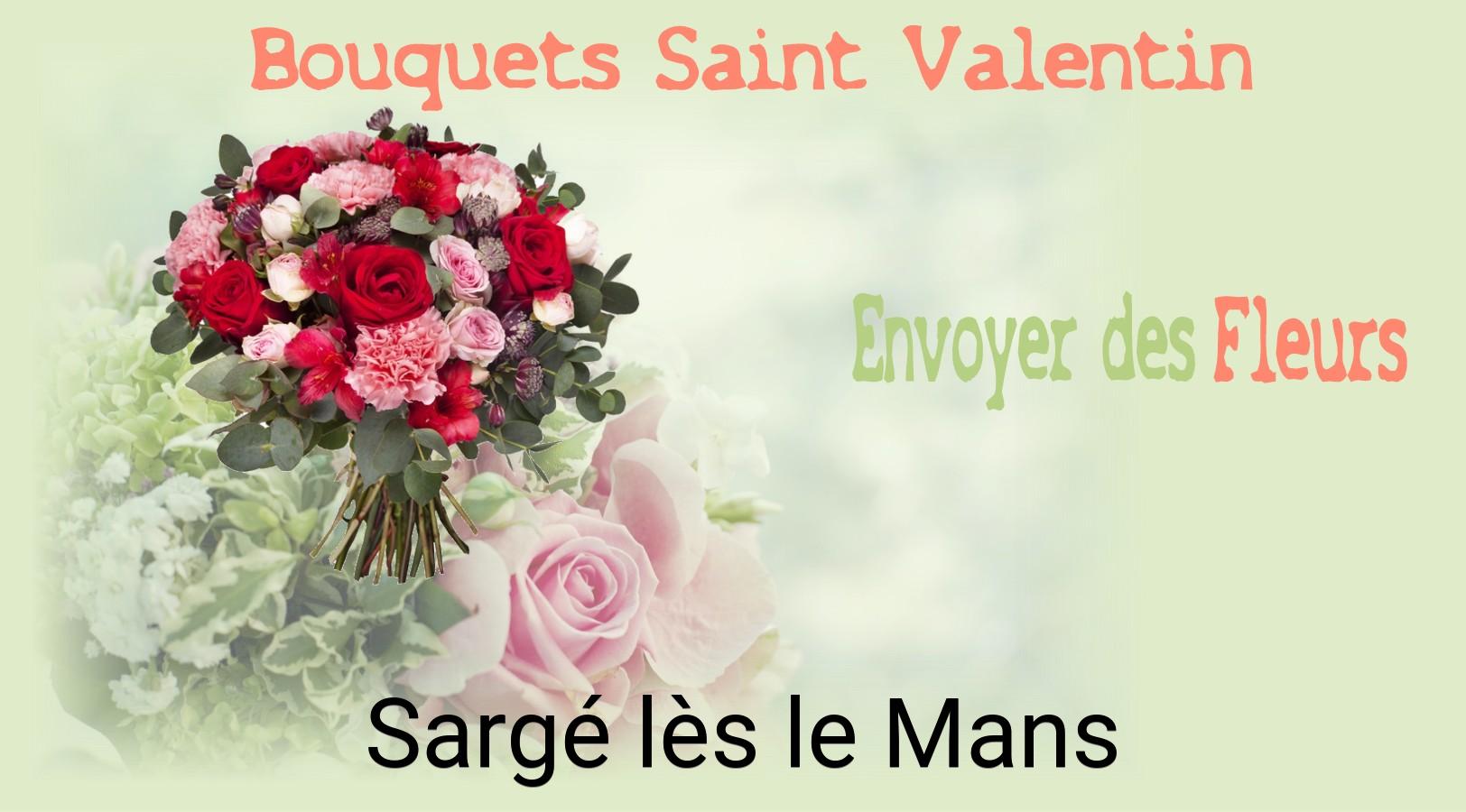 Roses de Saint-Valentin livrées à Sargé-lès-le-Mans